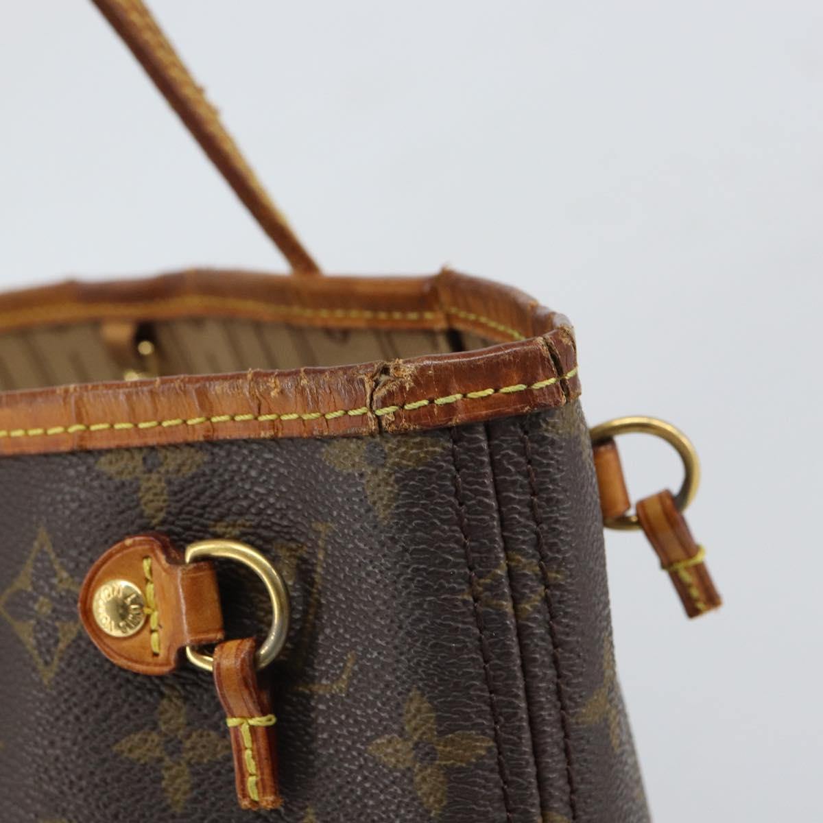 LOUIS VUITTON Monogram Neverfull PM Tote Bag M40155 LV Auth ep12763