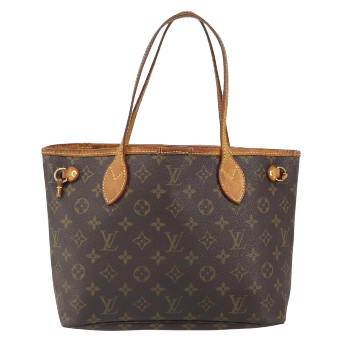 LOUIS VUITTON Monogram Neverfull PM Tote Bag M40155 LV Auth ep12763