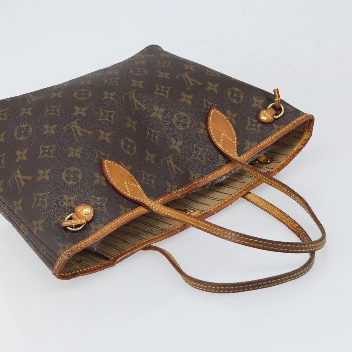 LOUIS VUITTON Monogram Neverfull PM Tote Bag M40155 LV Auth ep12763