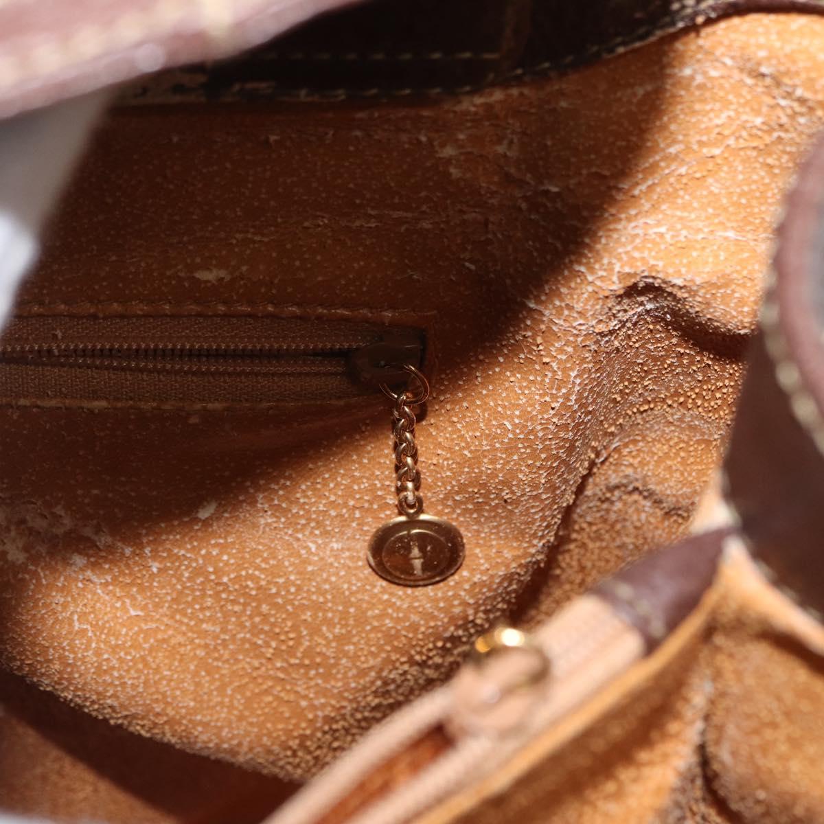 GUCCI Bamboo Hand Bag Leather Brown Gold 002 1186 0260 Auth ep12766