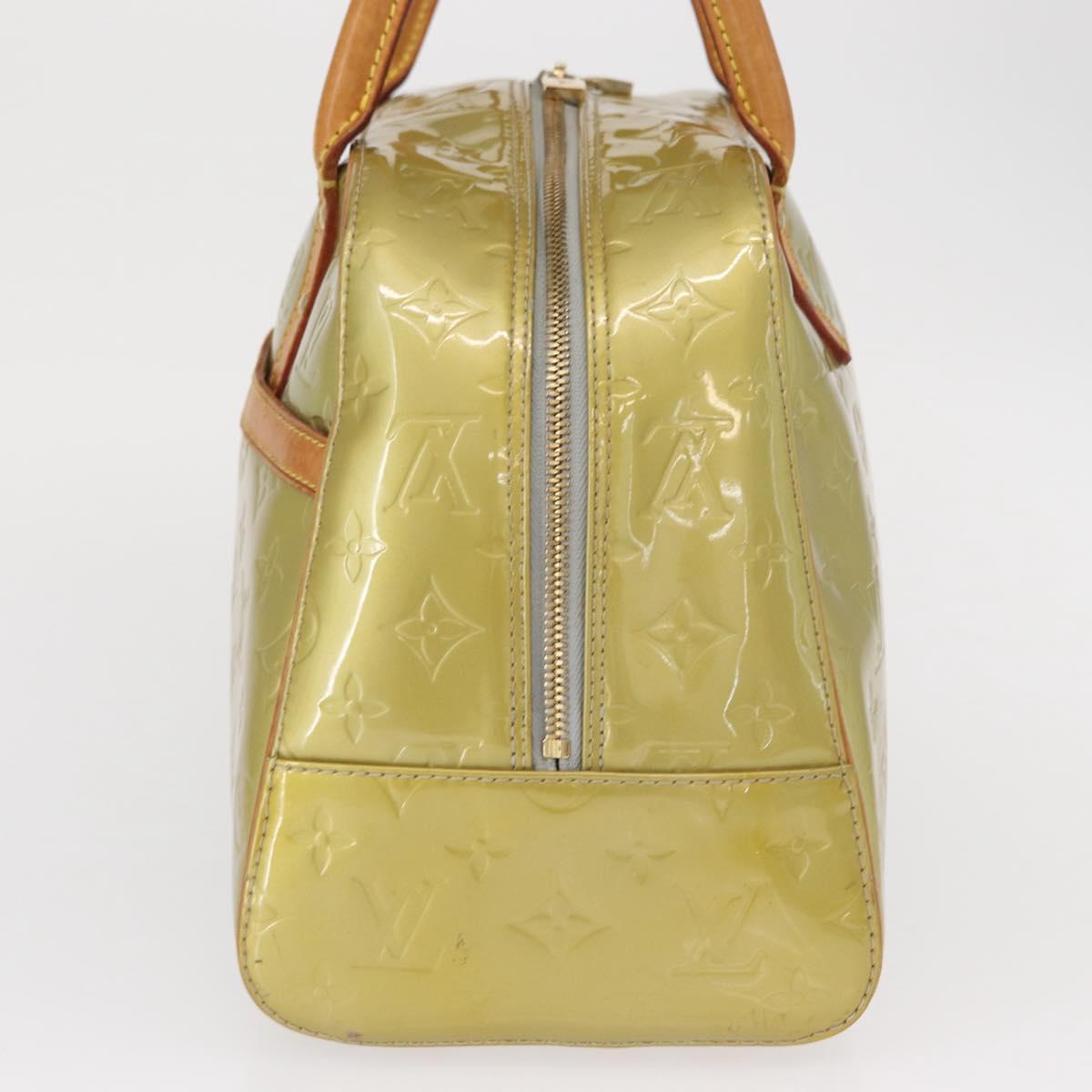 LOUIS VUITTON Monogram Vernis Tompkins Square Bag Gris M91150 LV Auth ep12776