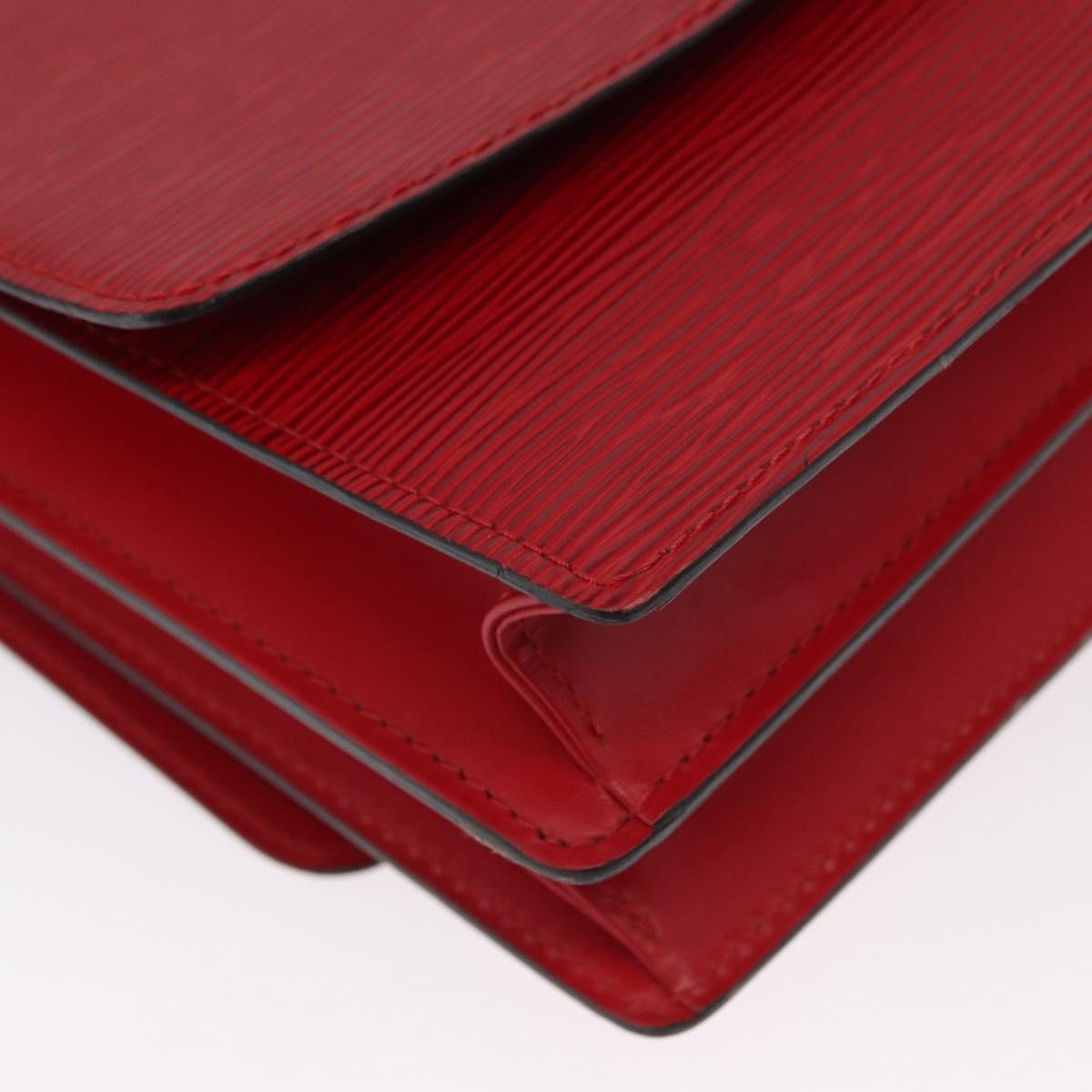 LOUIS VUITTON Epi Grenel Shoulder Bag Red M52367 LV Auth ep12777