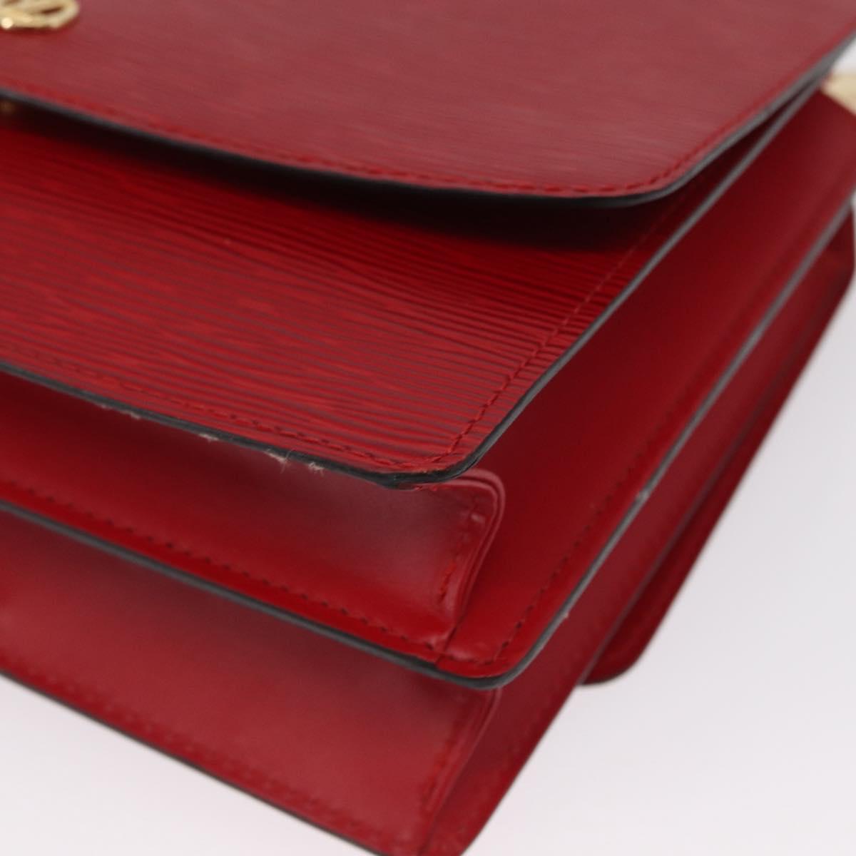 LOUIS VUITTON Epi Grenel Shoulder Bag Red M52367 LV Auth ep12777
