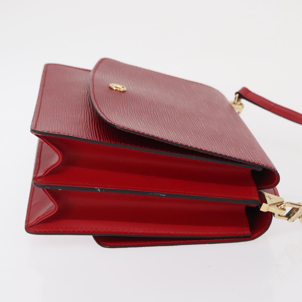 LOUIS VUITTON Epi Grenel Shoulder Bag Red M52367 LV Auth ep12777