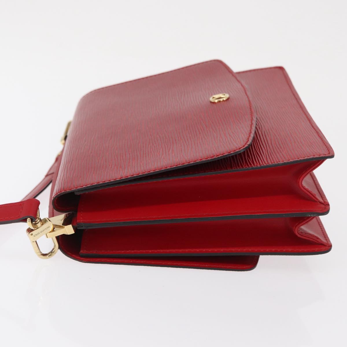 LOUIS VUITTON Epi Grenel Shoulder Bag Red M52367 LV Auth ep12777