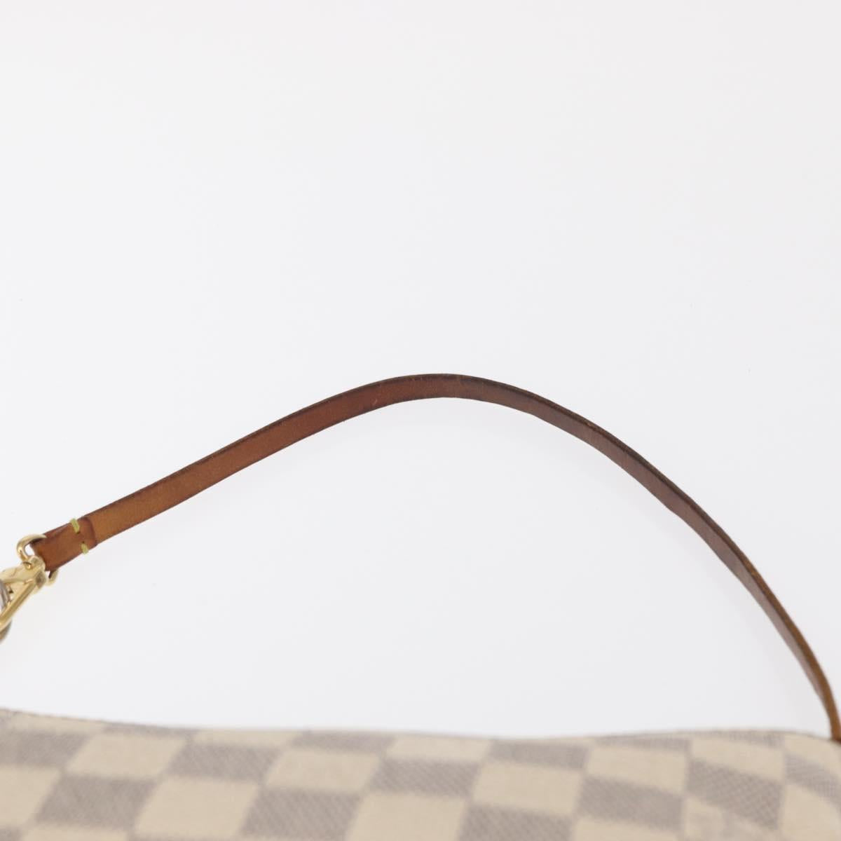 LOUIS VUITTON Damier Azur Pochette Accessoires Pouch N51986 LV Auth ep12786