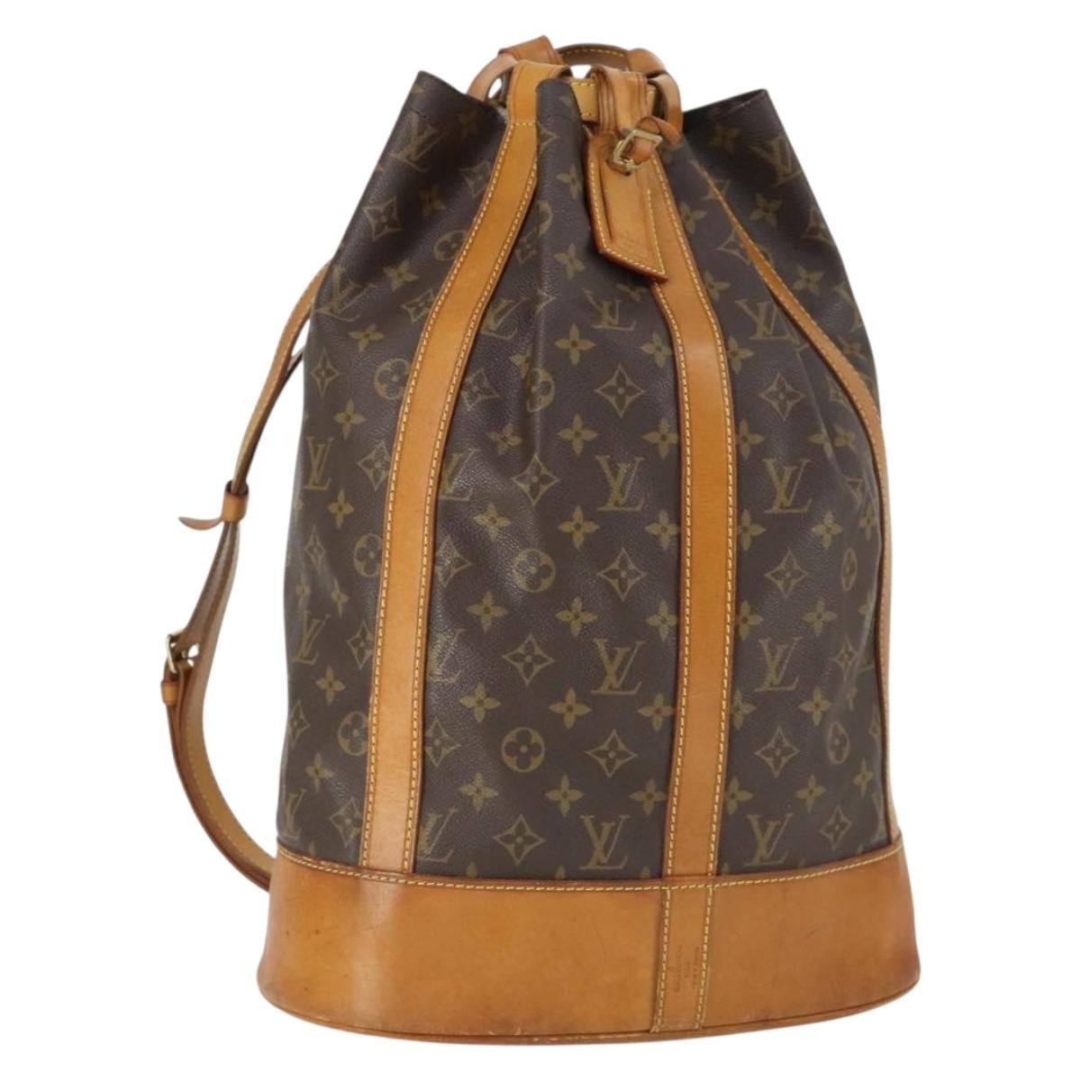 LOUIS VUITTON Monogram Randonnee GM Shoulder Bag M42244 LV Auth ep12787