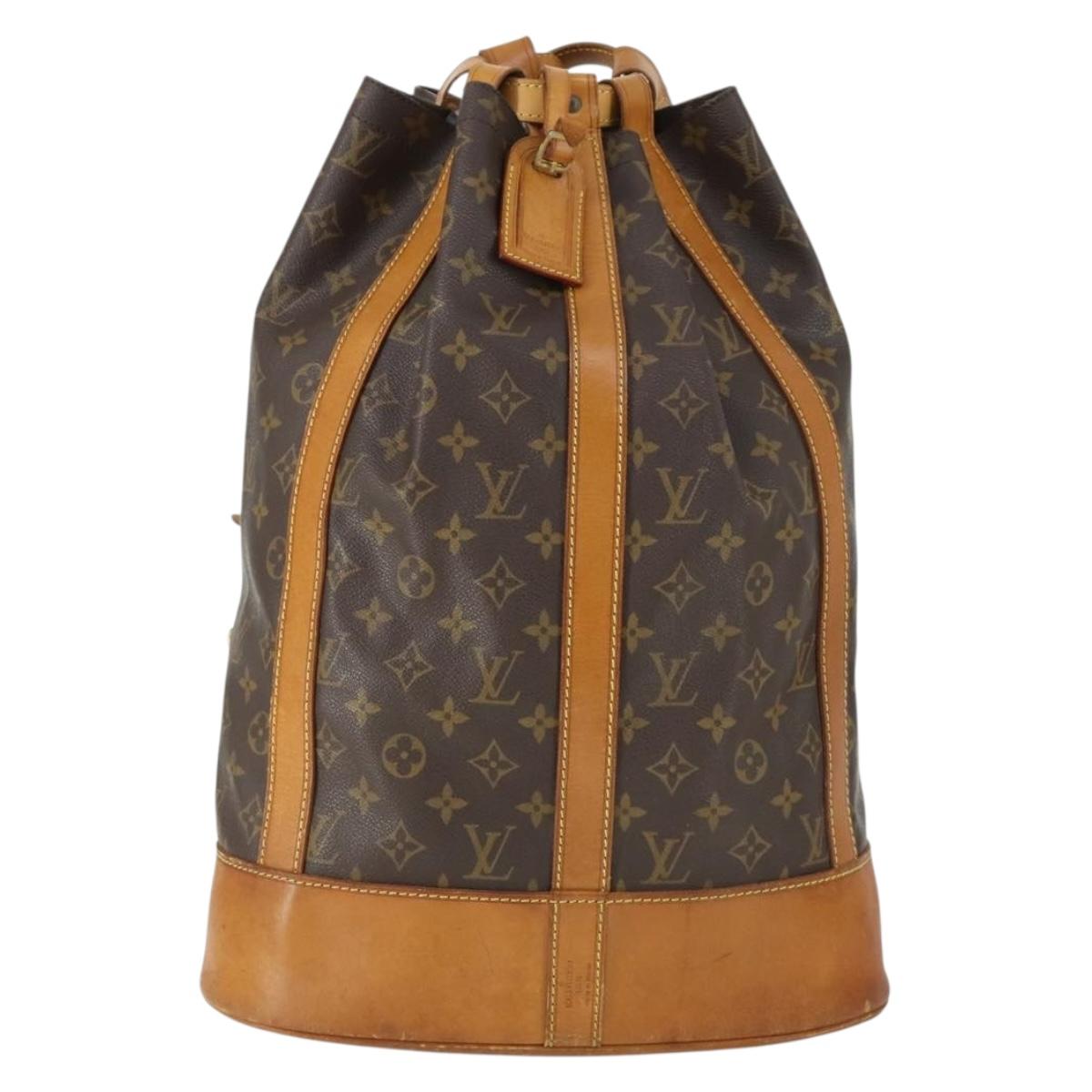 LOUIS VUITTON Monogram Randonnee GM Shoulder Bag M42244 LV Auth ep12787