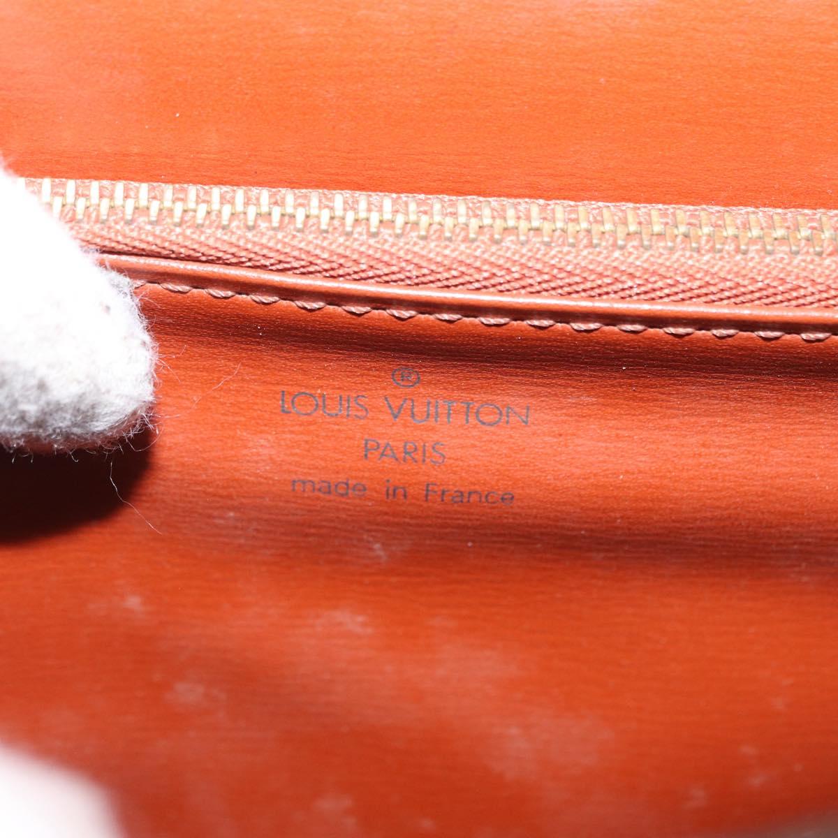 LOUIS VUITTON Epi Malesherbes Hand Bag Brown M52373 LV Auth ep12791