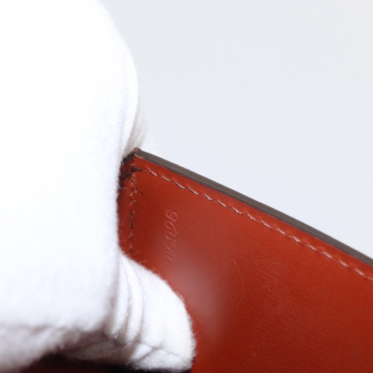 LOUIS VUITTON Epi Malesherbes Hand Bag Brown M52373 LV Auth ep12791