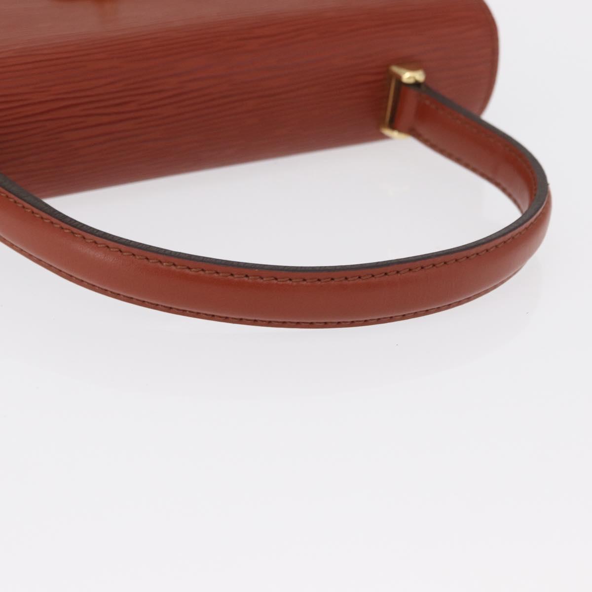 LOUIS VUITTON Epi Malesherbes Hand Bag Brown M52373 LV Auth ep12791