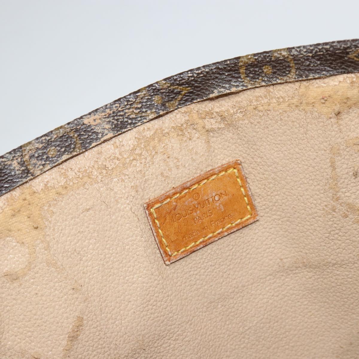 LOUIS VUITTON Monogram Sac Plat Hand Bag M51140 LV Auth ep12811