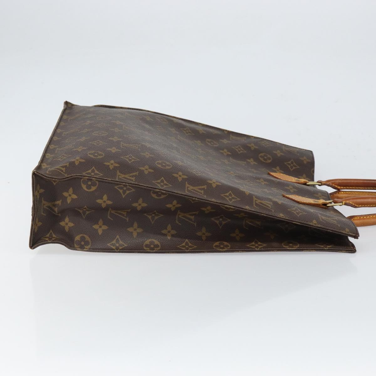 LOUIS VUITTON Monogram Sac Plat Hand Bag M51140 LV Auth ep12811