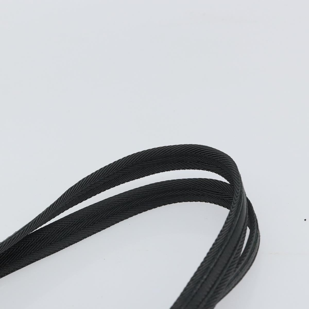 PRADA Hand Bag Nylon Green Silver Auth ep12812