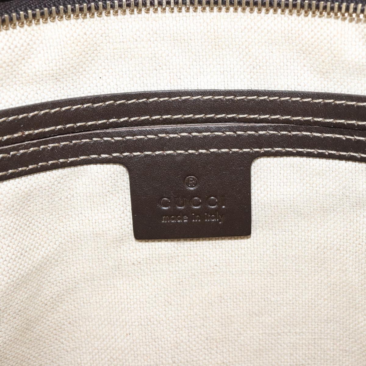 GUCCI GG Supreme Shoulder Bag PVC Beige Gold 201446 Auth ep12814