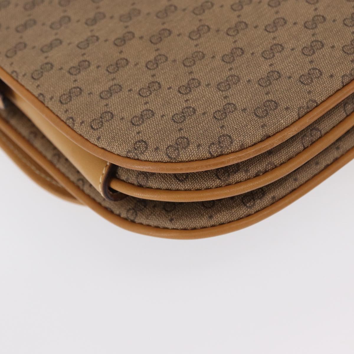 GUCCI Micro GG Supreme Shoulder Bag PVC Beige Gold 001 406 1780 Auth ep12826