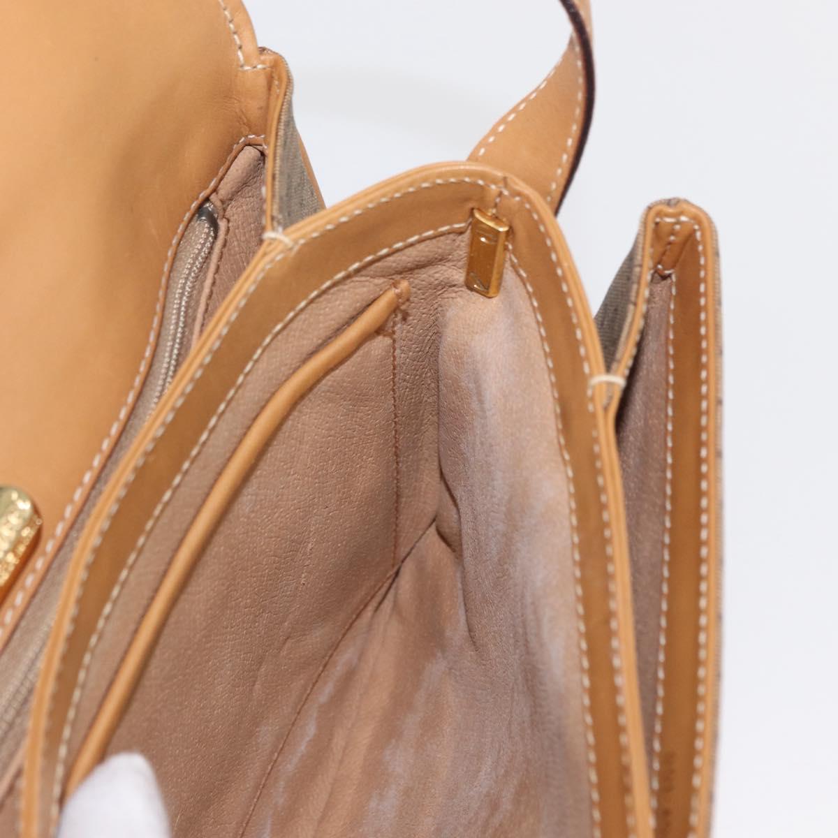 GUCCI Micro GG Supreme Shoulder Bag PVC Beige Gold 001 406 1780 Auth ep12826