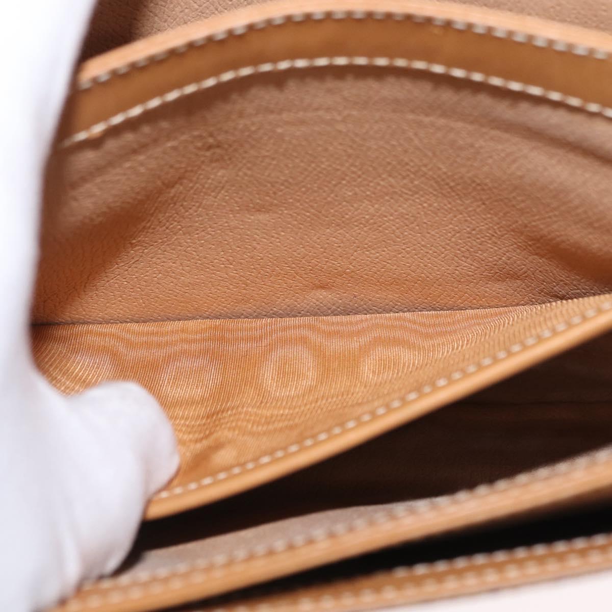 GUCCI Micro GG Supreme Shoulder Bag PVC Beige Gold 001 406 1780 Auth ep12826