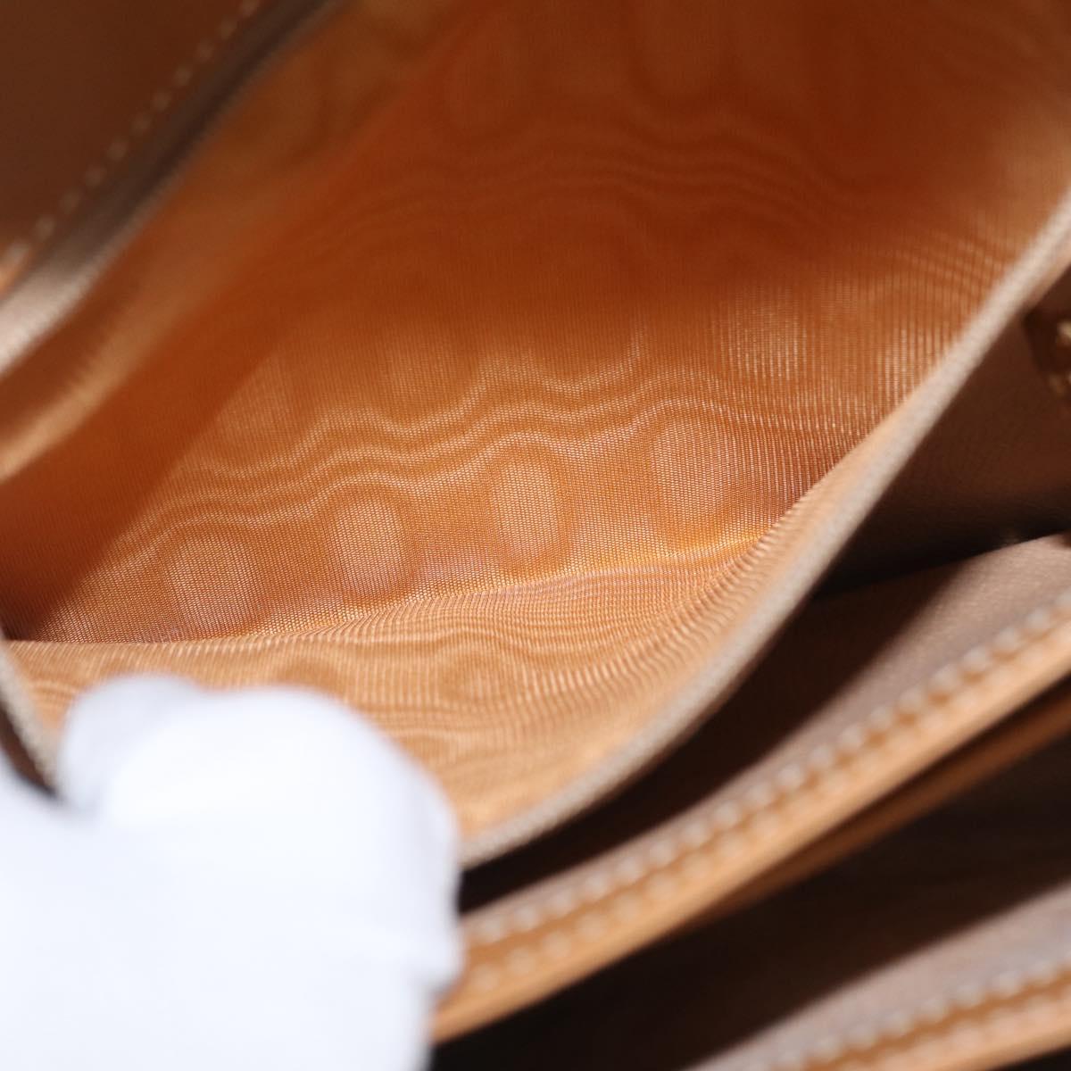 GUCCI Micro GG Supreme Shoulder Bag PVC Beige Gold 001 406 1780 Auth ep12826