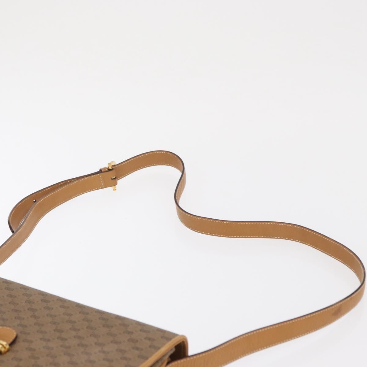 GUCCI Micro GG Supreme Shoulder Bag PVC Beige Gold 001 406 1780 Auth ep12826