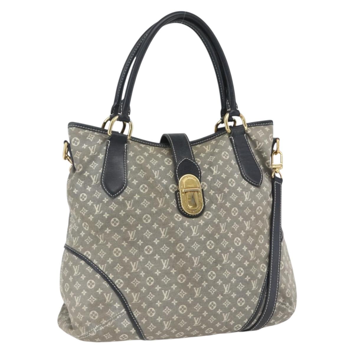 LOUIS VUITTON Monogram Idylle Elegy Shoulder Bag 2way Navy M56697 Auth ep12827