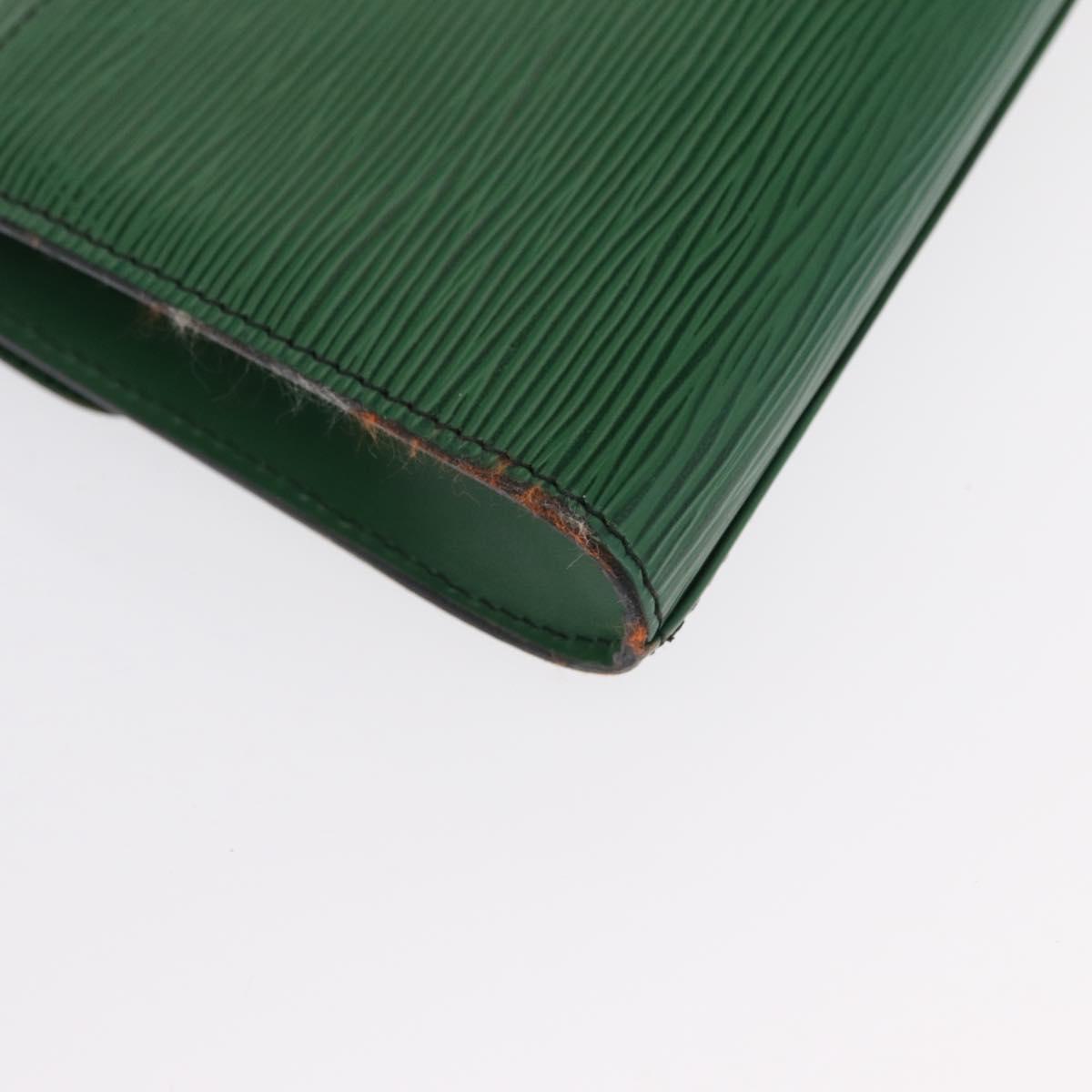 LOUIS VUITTON Epi Art Deco Clutch Bag Green M52634 LV Auth ep12828