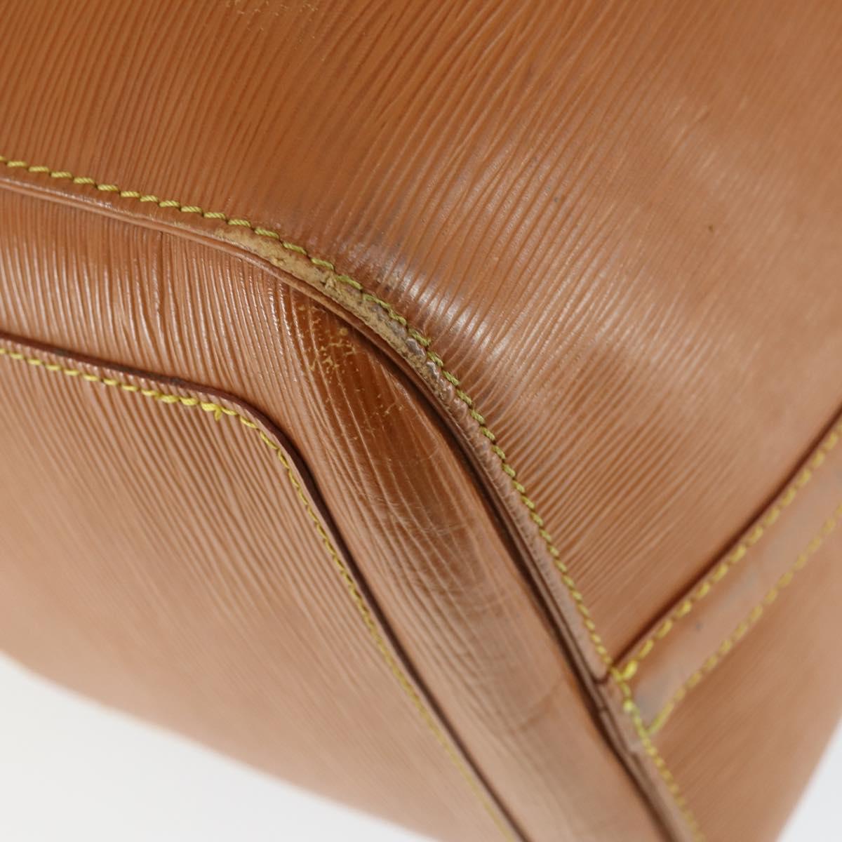 LOUIS VUITTON Epi Keepall 50 Boston Bag Brown M42968 LV Auth ep12829