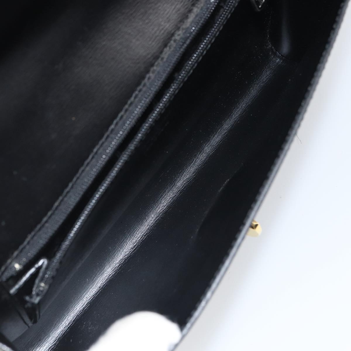 LOUIS VUITTON Epi Pochette Arche Shoulder Bag Black Noir M52572 LV Auth ep12836