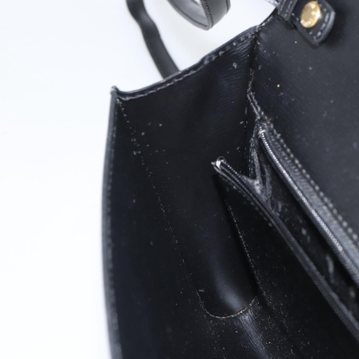 LOUIS VUITTON Epi Pochette Arche Shoulder Bag Black Noir M52572 LV Auth ep12836