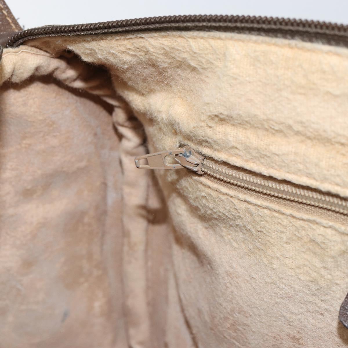 GUCCI GG Supreme Web Sherry Line Hand Bag PVC Beige Gold 39 02 006 Auth ep12858