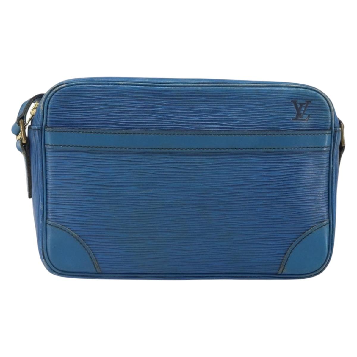 LOUIS VUITTON Epi Trocadero 23 Shoulder Bag Blue M52305 LV Auth ep12868
