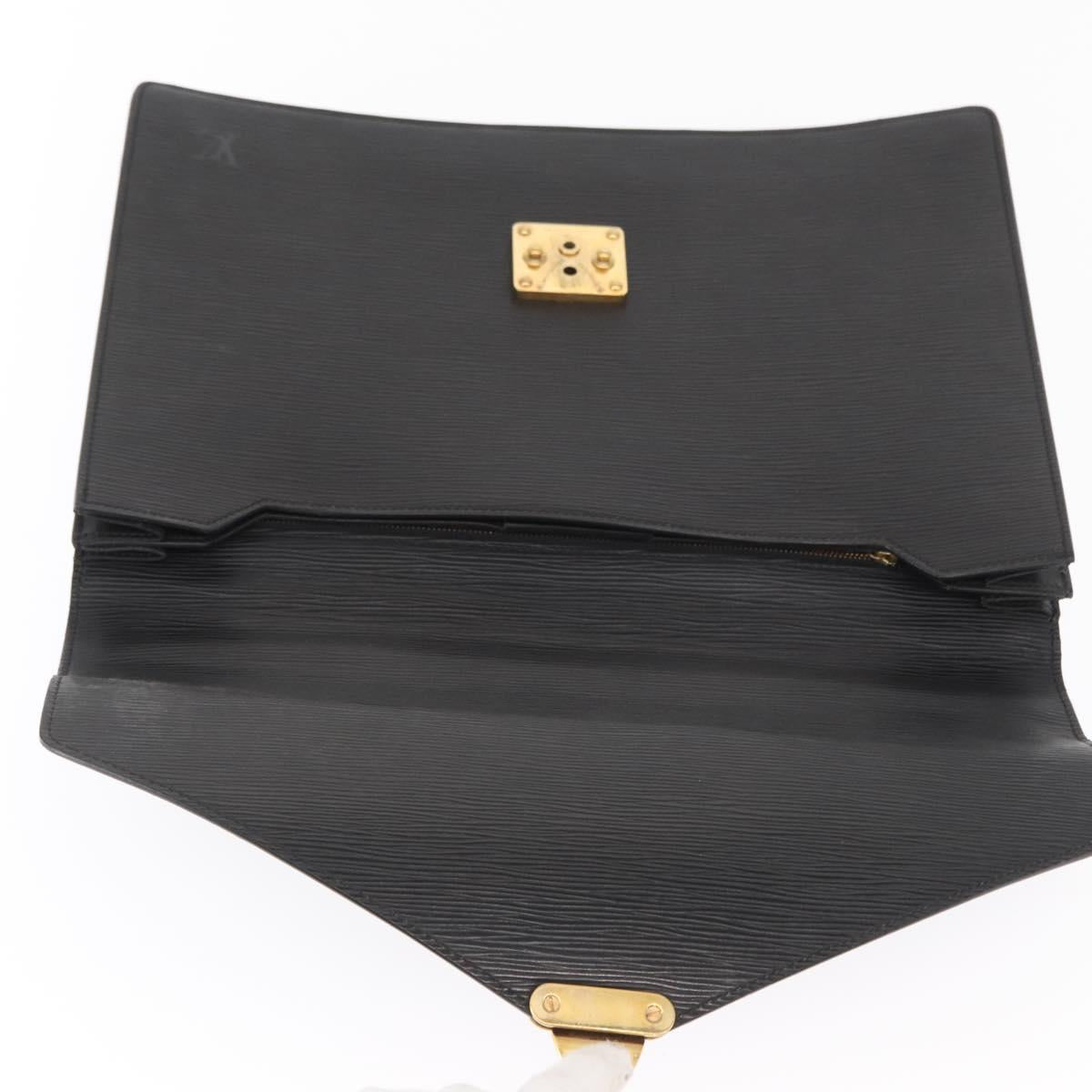 LOUIS VUITTON Epi Serviette Conseiller Business Bag Black M54422 LV Auth ep12871