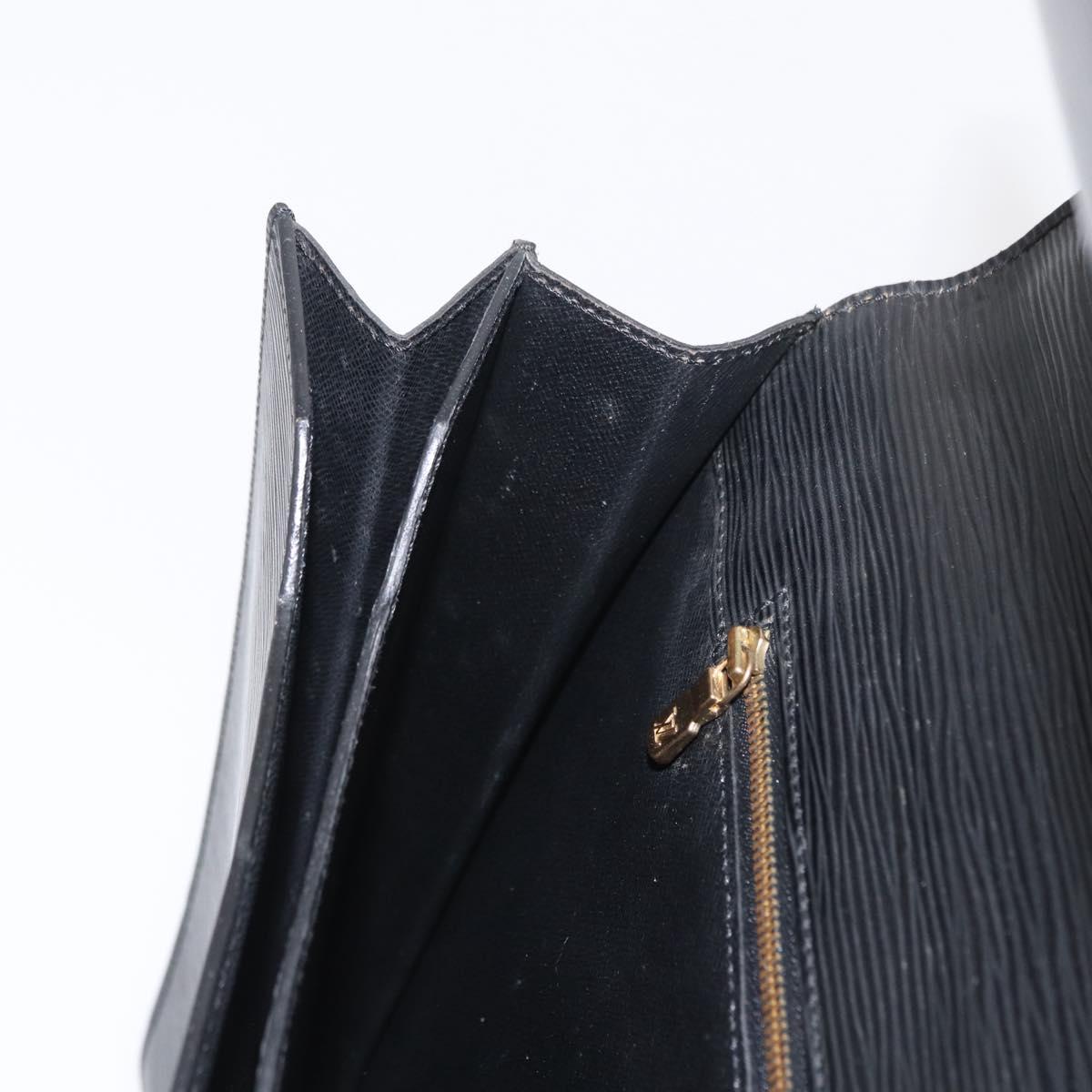 LOUIS VUITTON Epi Serviette Conseiller Business Bag Black M54422 LV Auth ep12871