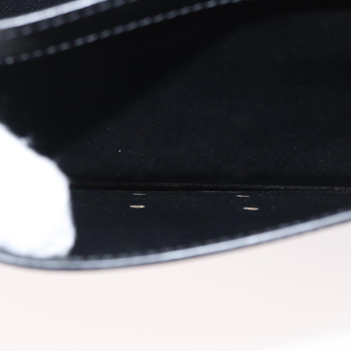 LOUIS VUITTON Epi Serie Dragonne Clutch Bag Black Noir M52612 LV Auth ep12874