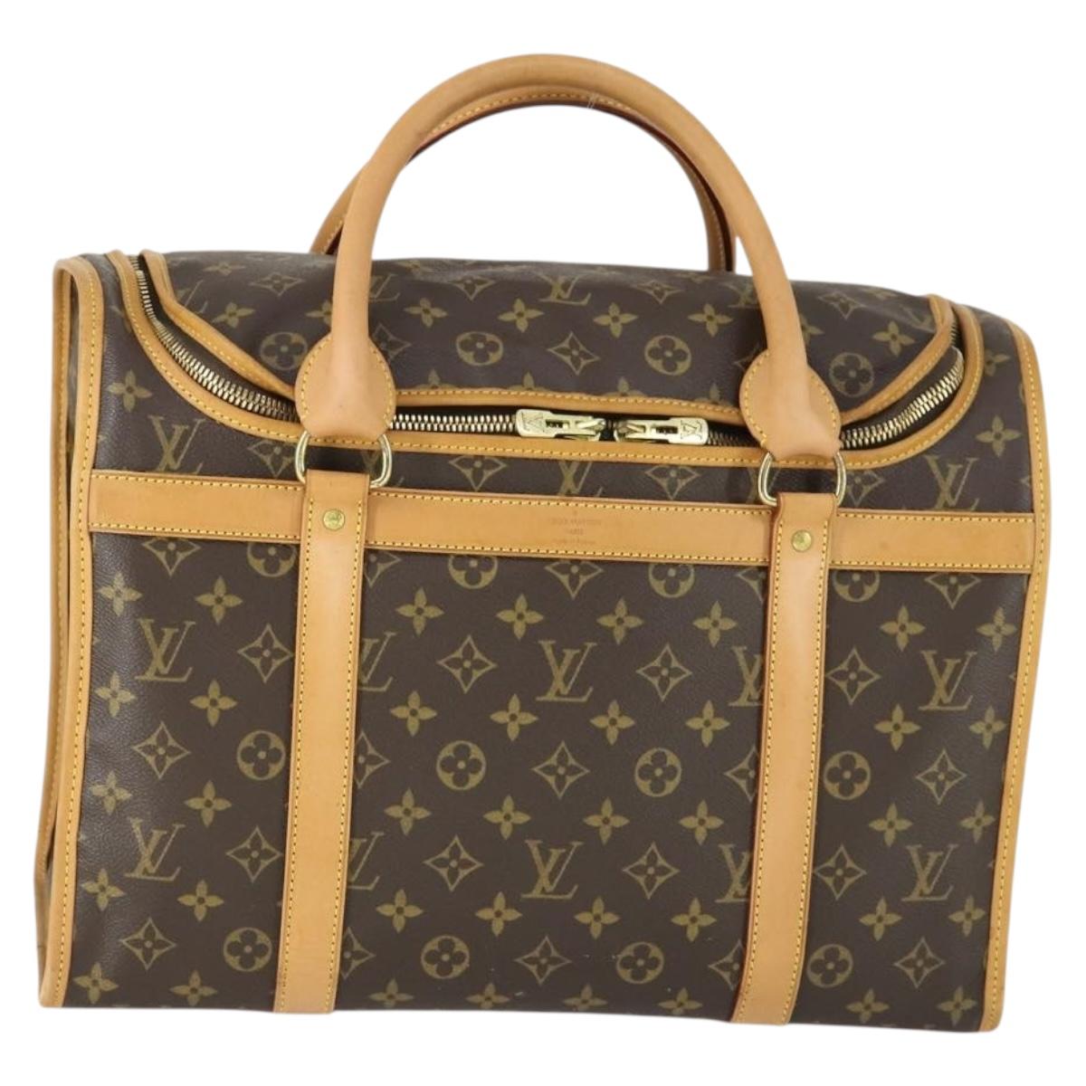LOUIS VUITTON Monogram Sac Shan 40 Pet Carry M42024 LV Auth ep12896