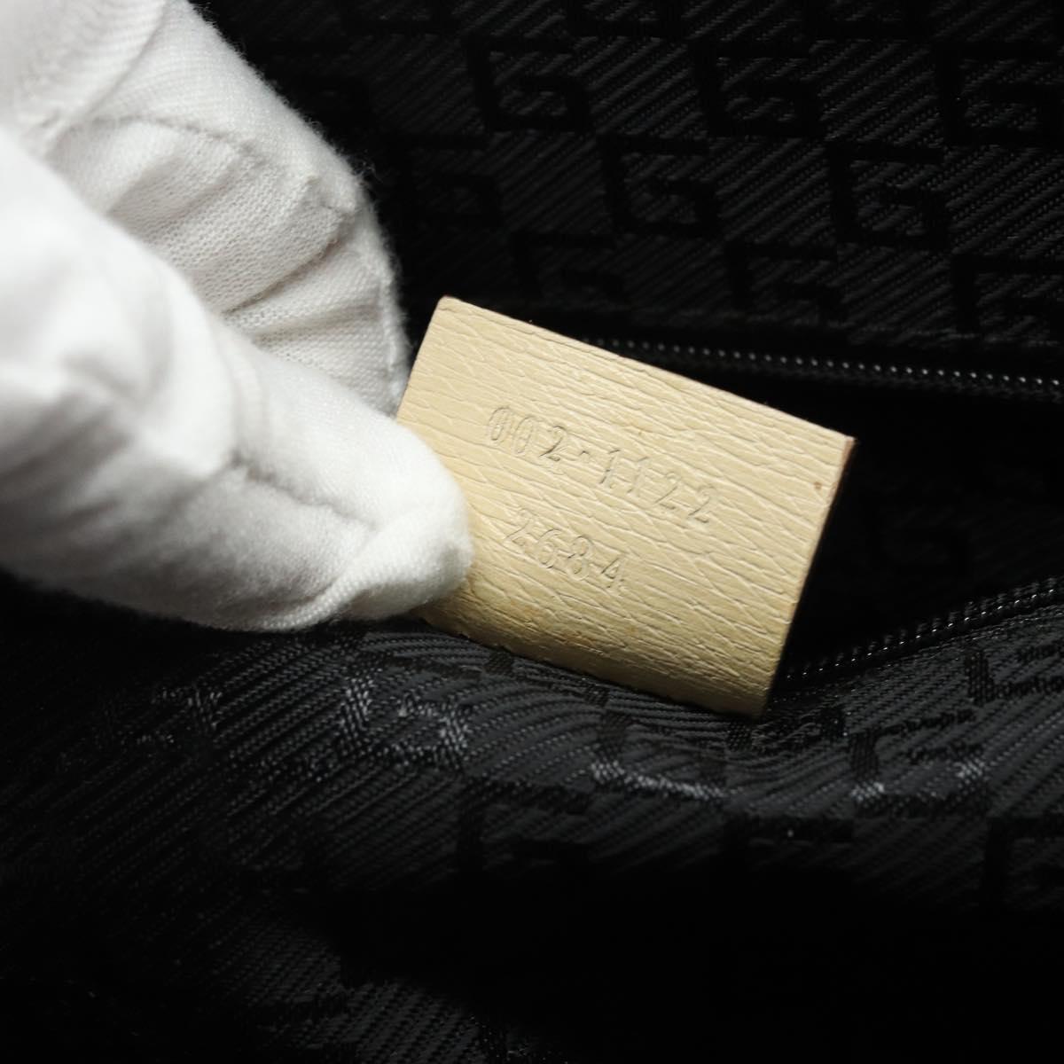 GUCCI Tote Bag Leather Beige 002 1122 2684 Auth ep12902