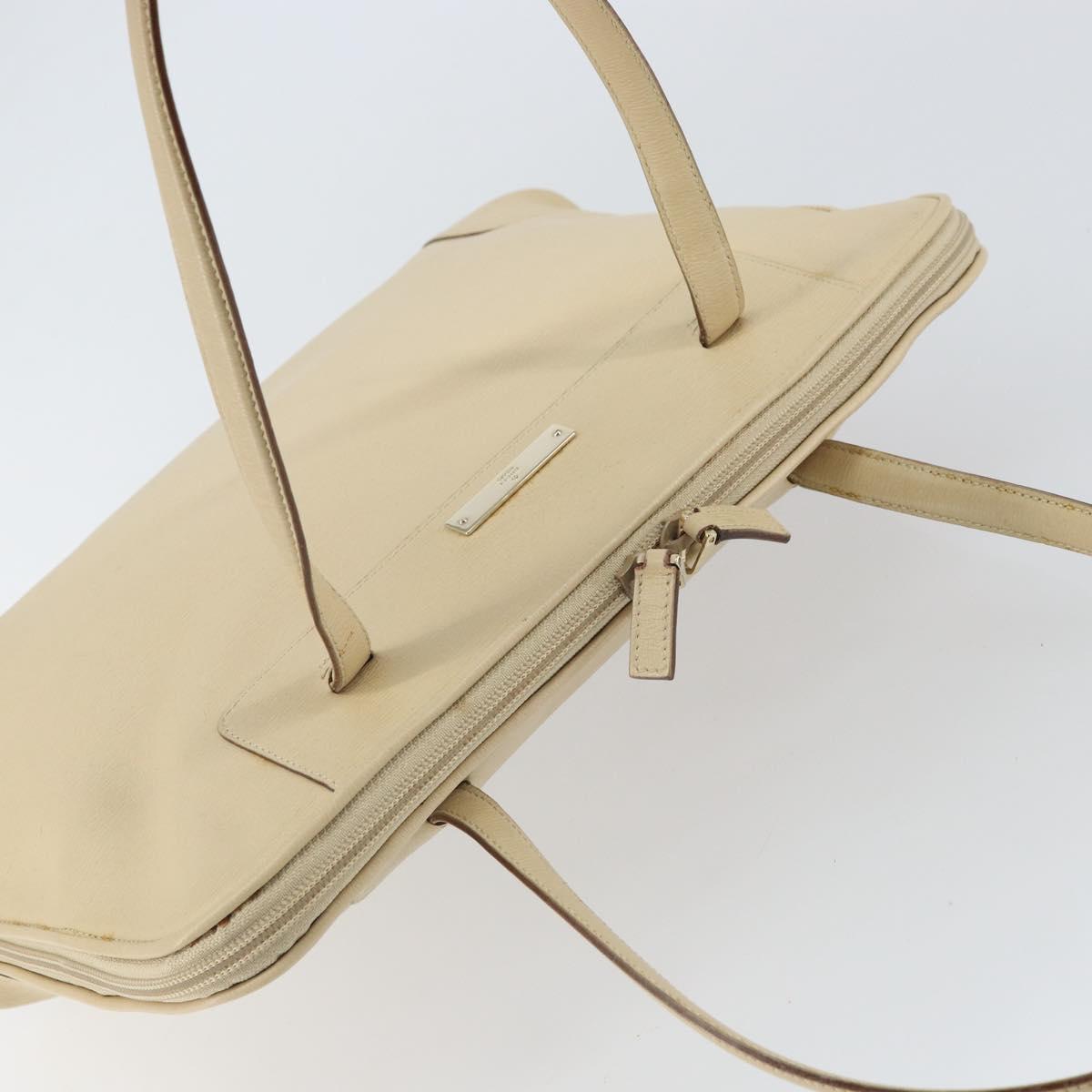 GUCCI Tote Bag Leather Beige 002 1122 2684 Auth ep12902