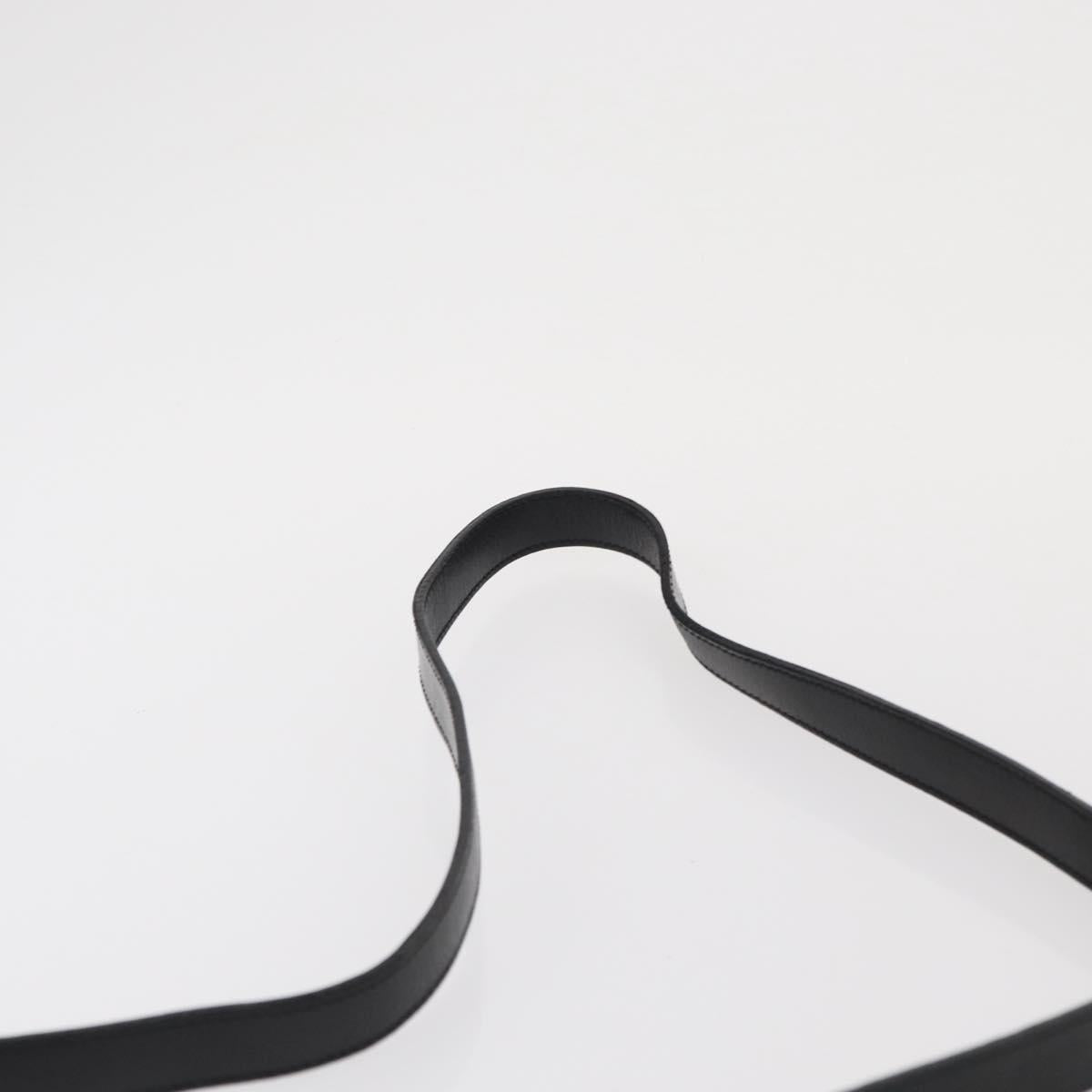 Burberrys Hand Bag Leather 2way Black Silver Auth ep12903