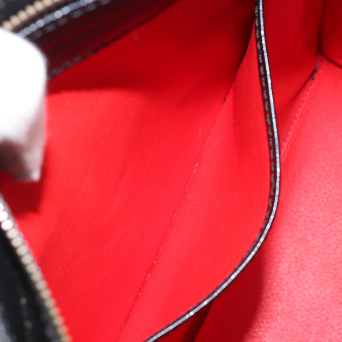 CELINE Tote Bag Leather Black Gold Auth ep12909