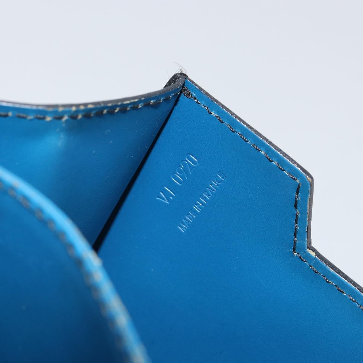 LOUIS VUITTON Epi Osh Shoulder Bag Black Blue M52445 LV Auth ep12912