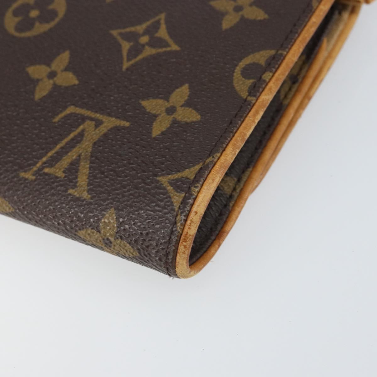 LOUIS VUITTON Monogram Pochette Twin GM Shoulder Bag M51852 LV Auth ep12913