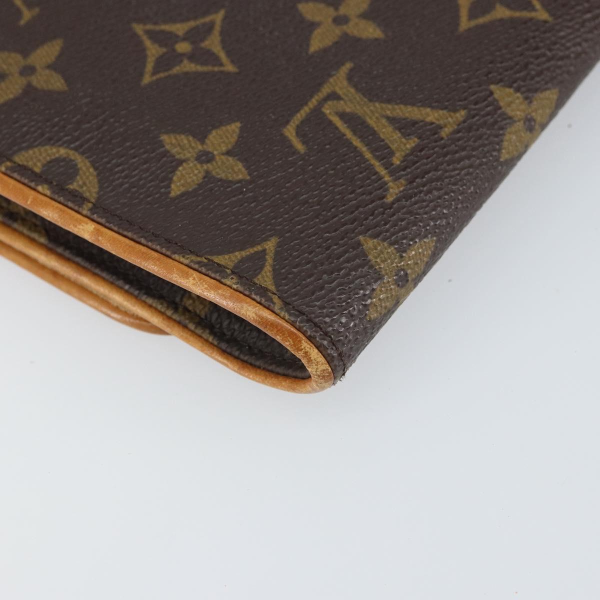 LOUIS VUITTON Monogram Pochette Twin GM Shoulder Bag M51852 LV Auth ep12913