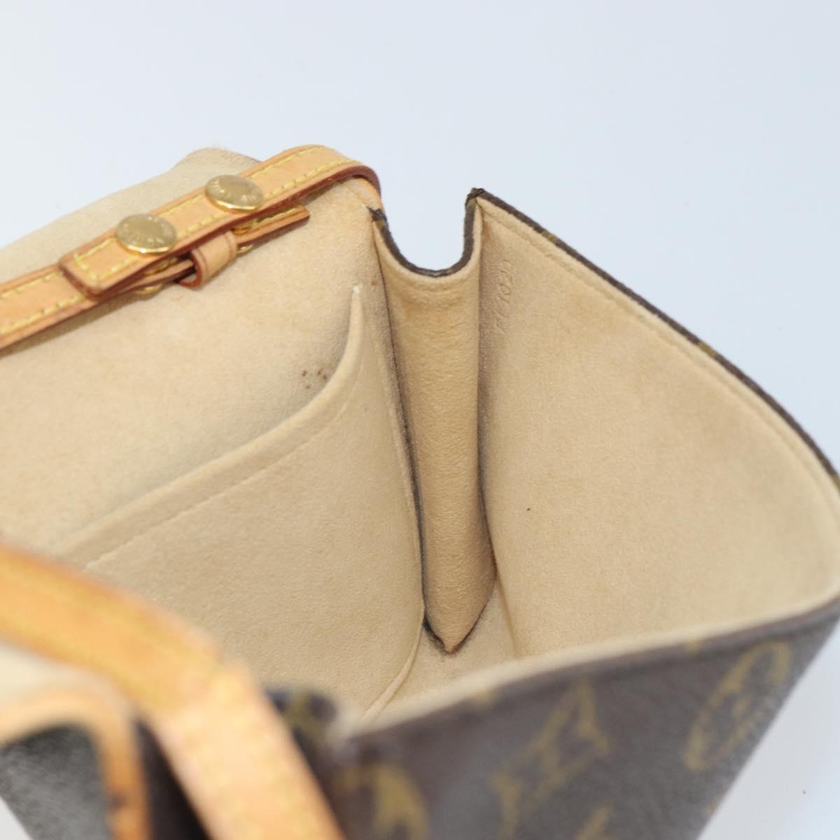 LOUIS VUITTON Monogram Pochette Twin GM Shoulder Bag M51852 LV Auth ep12913