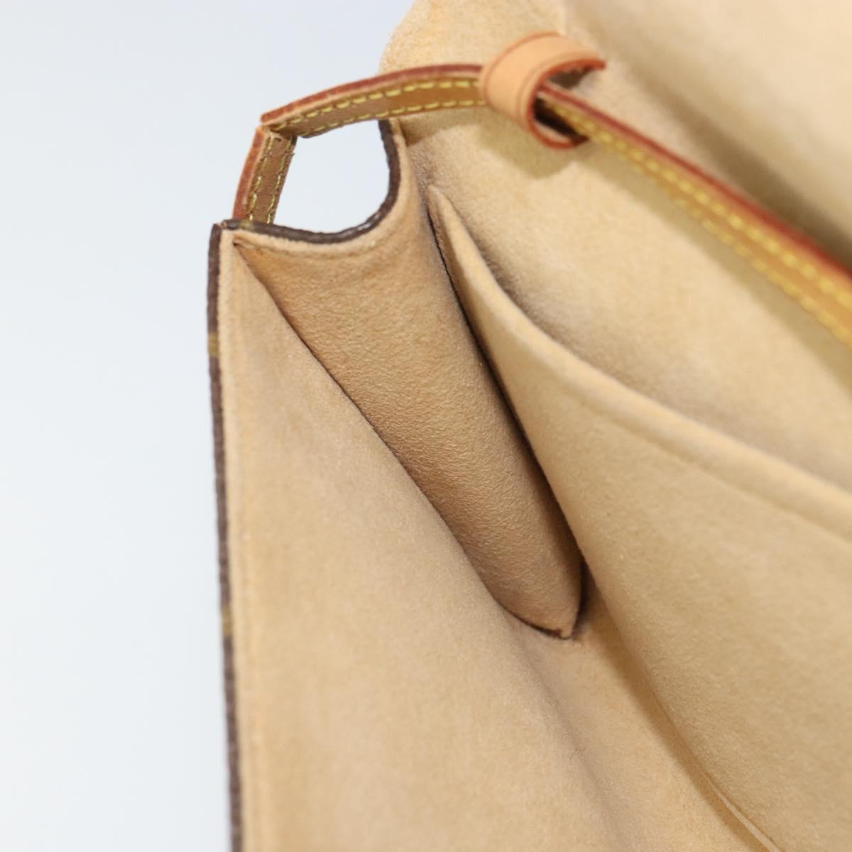 LOUIS VUITTON Monogram Pochette Twin GM Shoulder Bag M51852 LV Auth ep12913