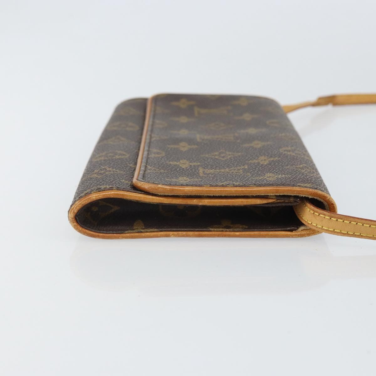 LOUIS VUITTON Monogram Pochette Twin GM Shoulder Bag M51852 LV Auth ep12913