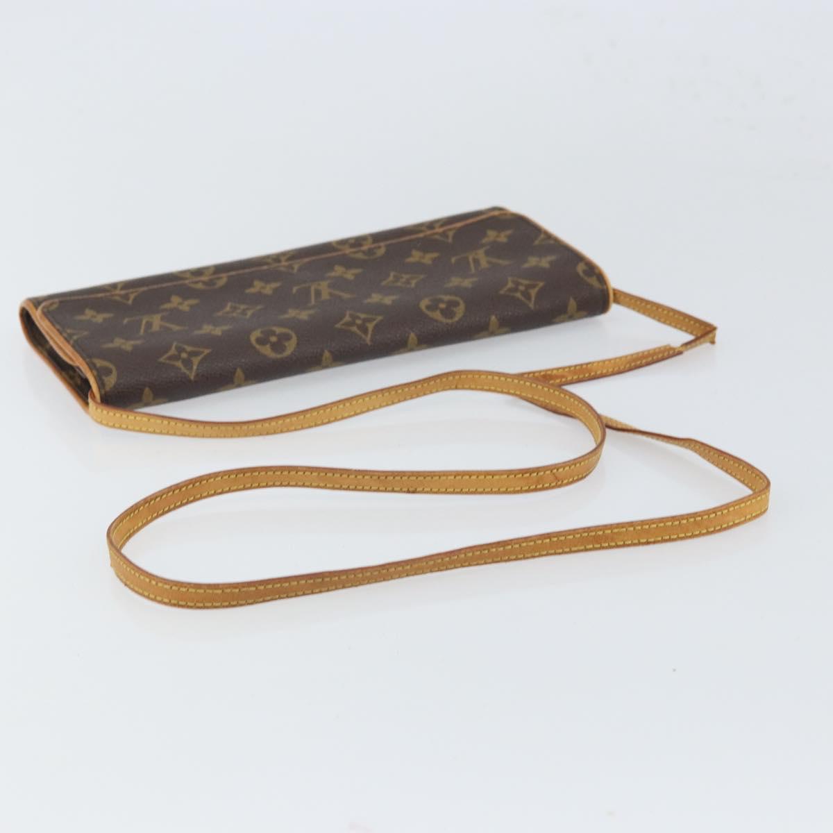 LOUIS VUITTON Monogram Pochette Twin GM Shoulder Bag M51852 LV Auth ep12913