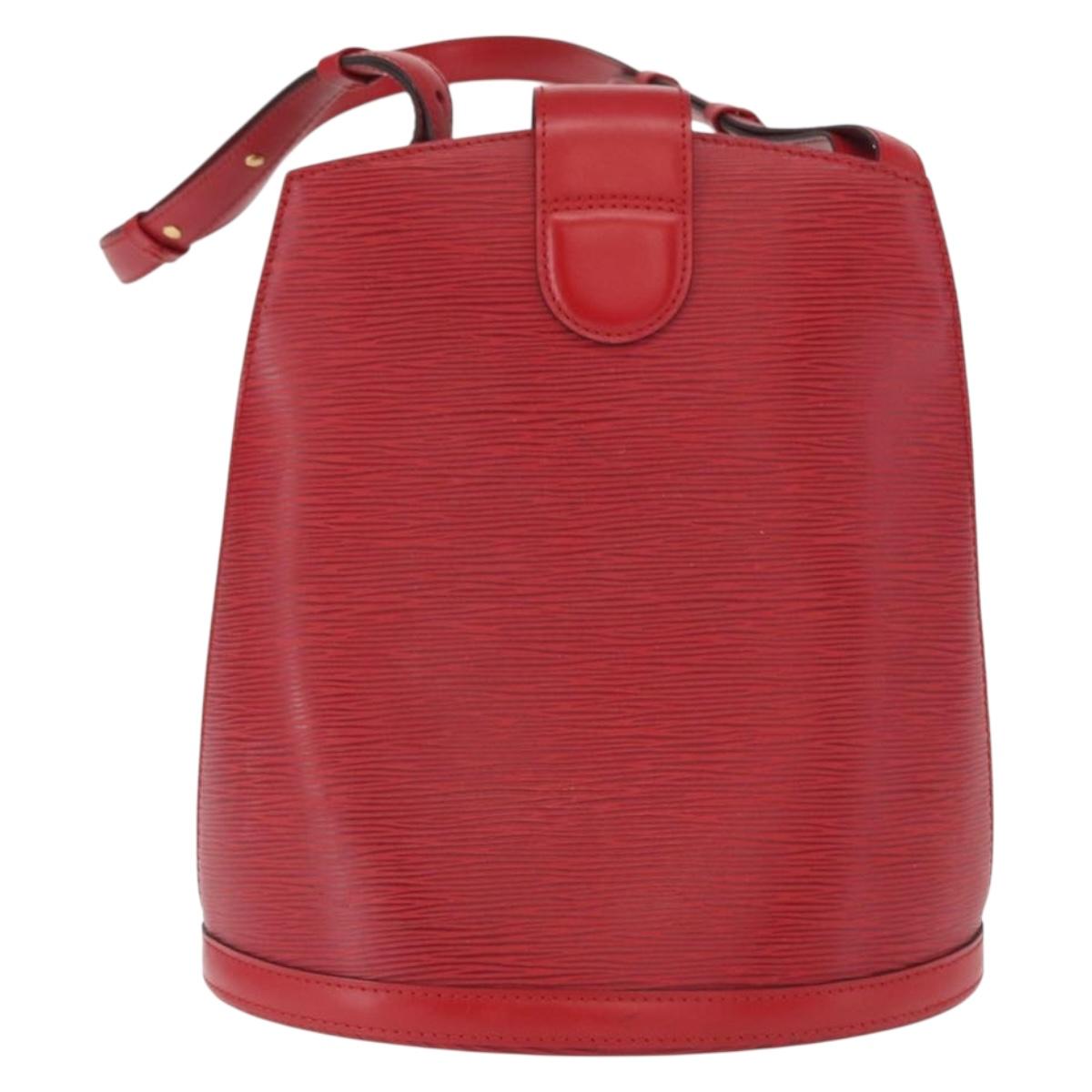 LOUIS VUITTON Epi Cluny Shoulder Bag Red M52257 LV Auth ep12923