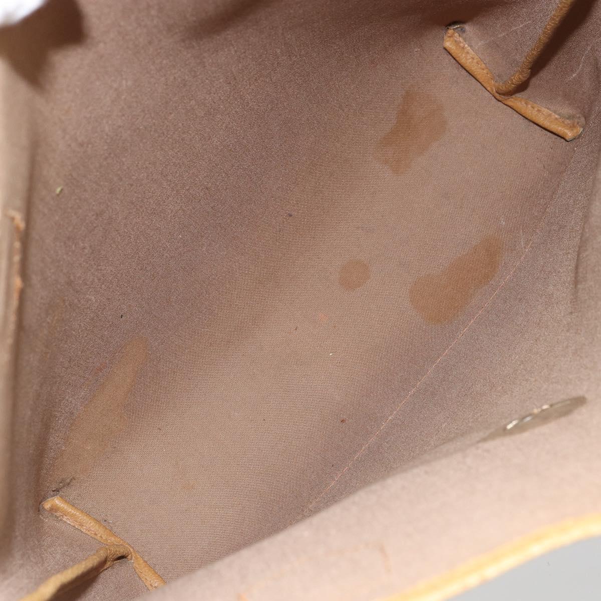 GUCCI GG Plus Supreme Web Sherry Line Tote Bag PVC White Auth ep12927