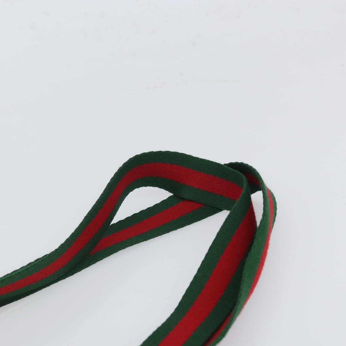 GUCCI GG Plus Supreme Web Sherry Line Tote Bag PVC White Auth ep12927