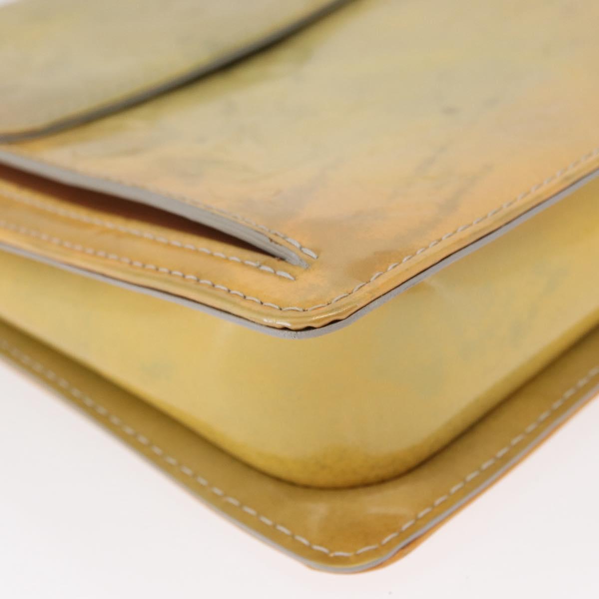 LOUIS VUITTON Monogram Vernis Motto Accessory Pouch Gris M91030 LV Auth ep12938